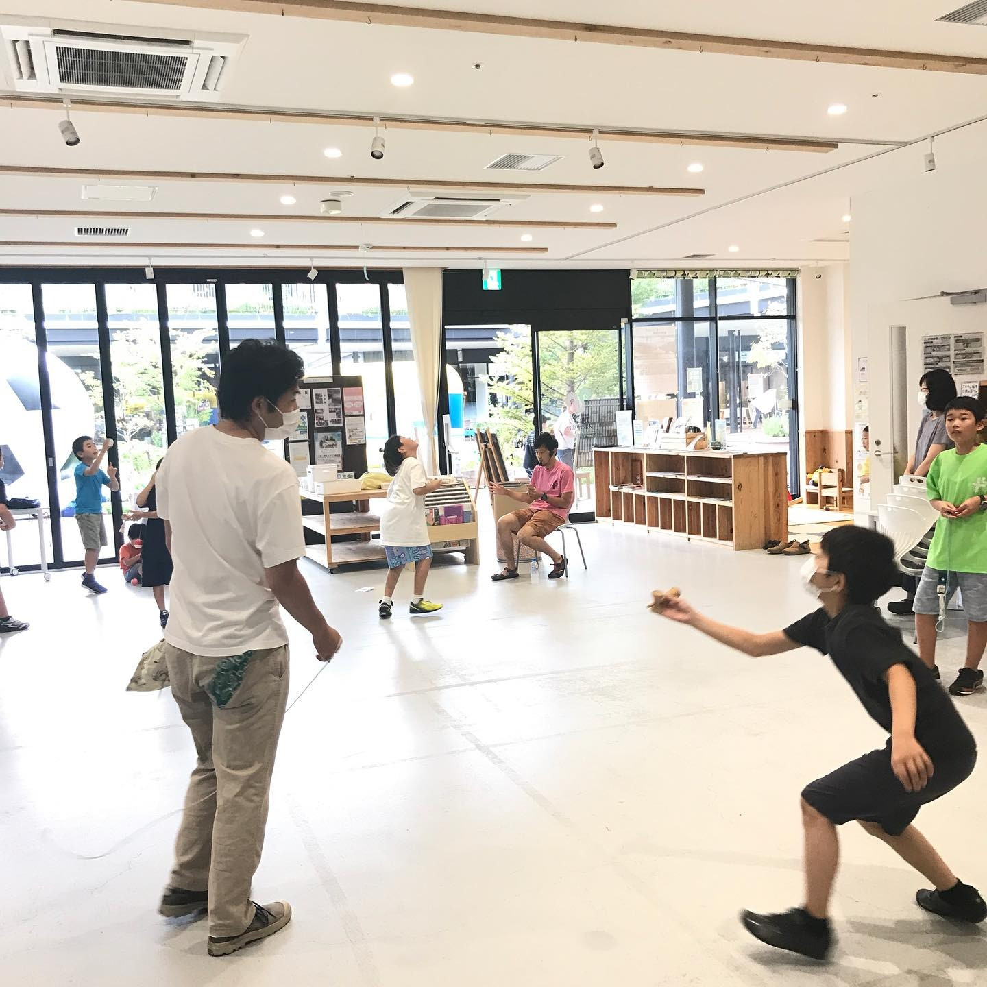 「昔あそび＋8月の練習会」が開催されました