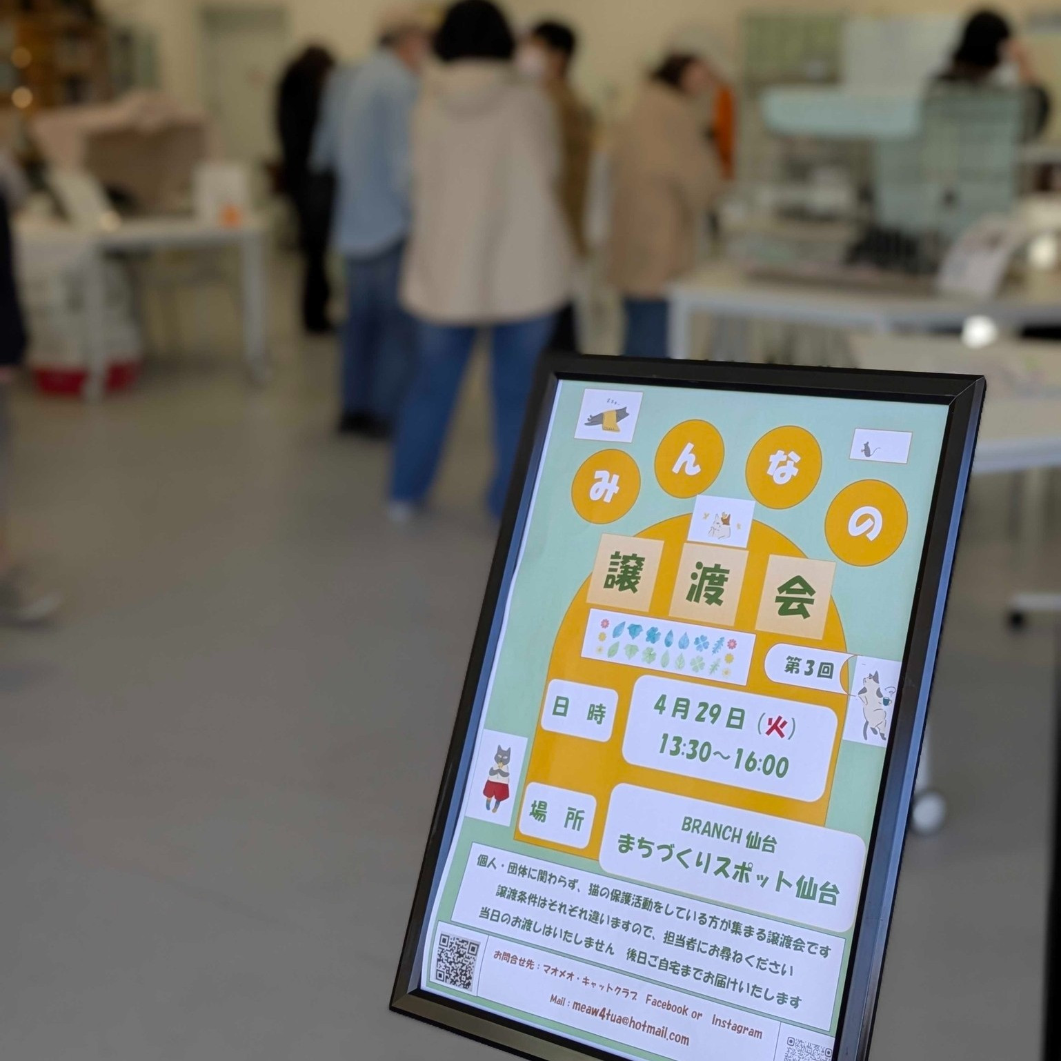 「みんなの譲渡会」が開催されました。