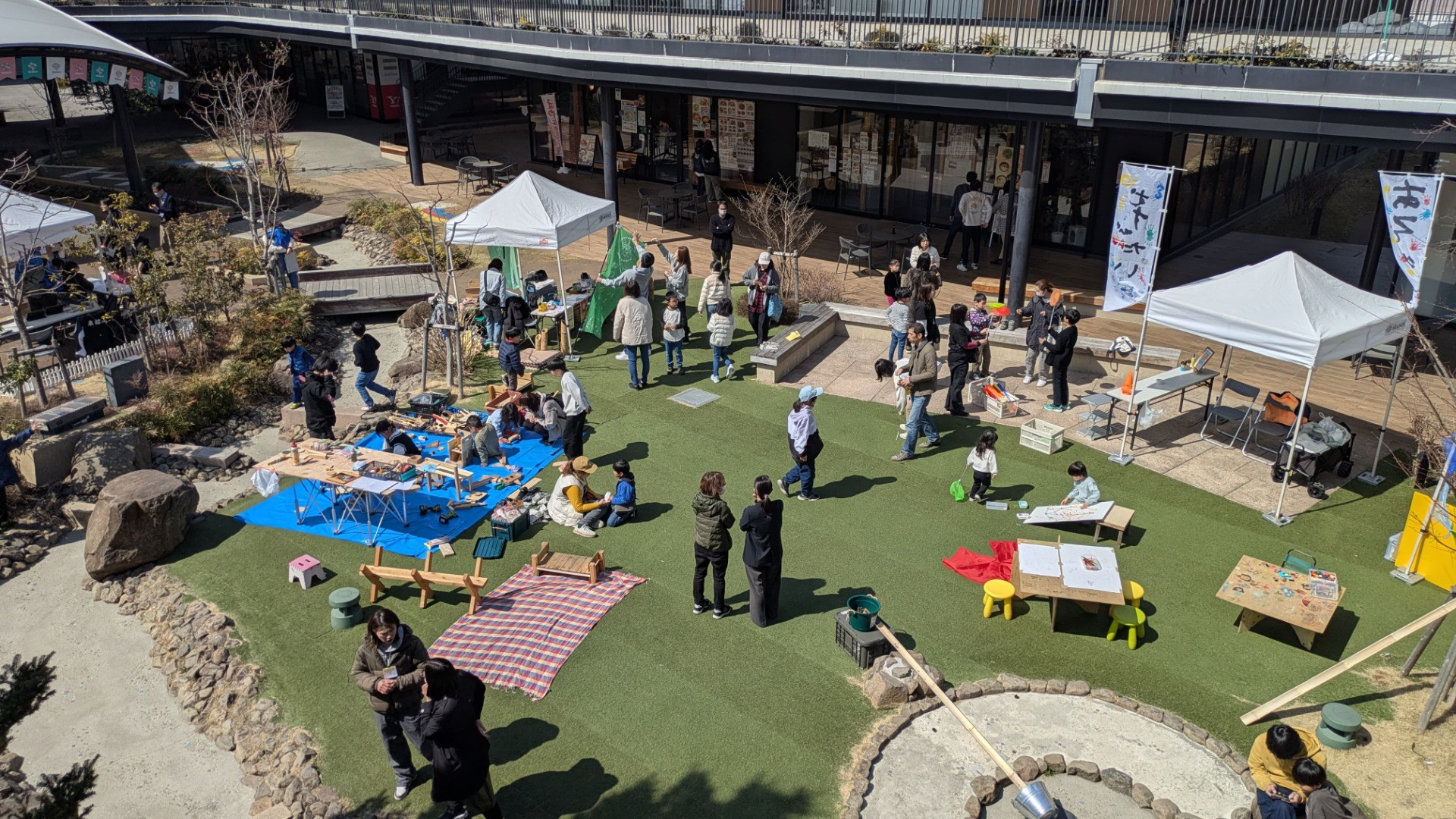 3/20開催された　みんなで遊防災（あそぼうさい）inブランチ仙台