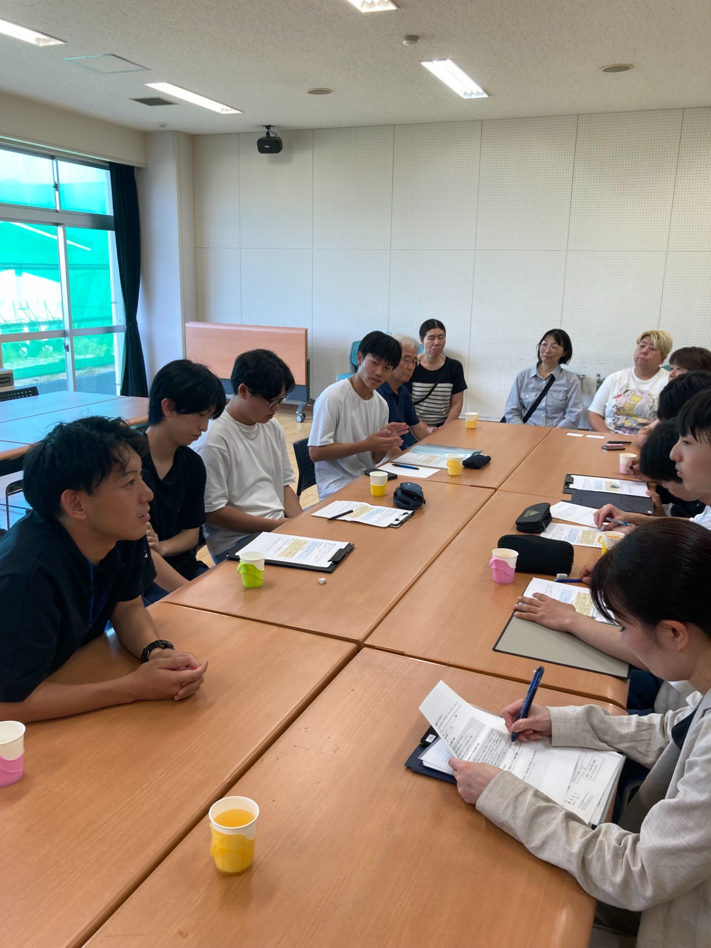 地域の声から防災を学ぶ。高校生が七北田小学校でヒアリングを実施しました